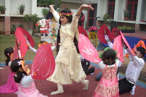 Dance activity by Aryan Public School students