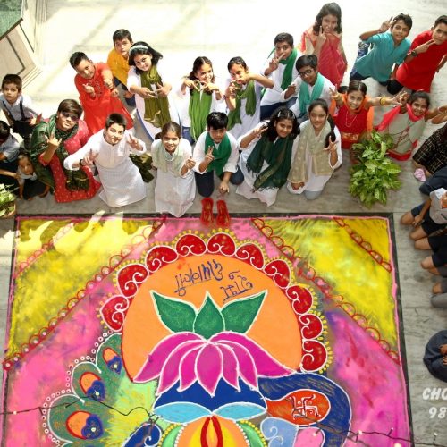 Diwali Celebration at Aryan Public School